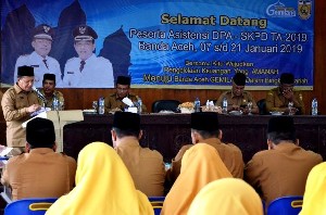 Wakil Wali Kota Buka Asistensi DPA-SKPK 2019