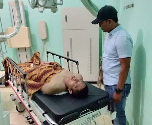 Anggota Polisi Di Bireuen Alami Kecelakaan Saat Simulasi Pegamanan Pemilu