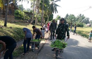 Babinsa Ramil 06/Dam Dorong Warga Binaannya Ciptakan Desa Sadar Lingkungan