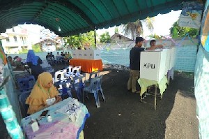 Situasi Pemungutan Suara di TPS Pidie Berlangsung Kondusif