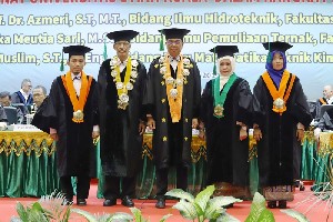 Unsyiah Kukuhkan Tiga Profesor Baru