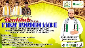 Pemkab Atam akan Gelar I'tikaf Ramadhan Bersama Syaikh dari Mesir