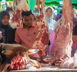 Harga Daging Meugang di Bireuen DijualÂ Rp170 Ribu/Kg