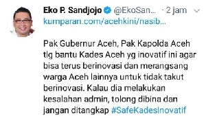 Kasus Tgk Munirwan, Menteri Desa Tertinggal: Tolong Dibina, Jangan Tangkap