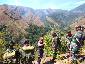 Puluhan Personel Gabungan Tinjau Lokasi Karhutla