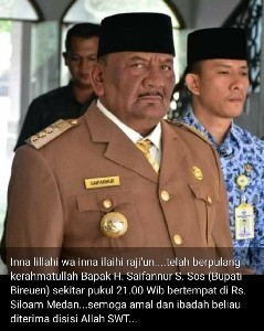 Keluarga Besar Kemendagri dan BNPP Turut Berdukacita atas Wafatnya Bupati Bireuen Saifannur