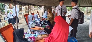 Peserta Latsar CPNS Simeulue Gelar Donor Darah